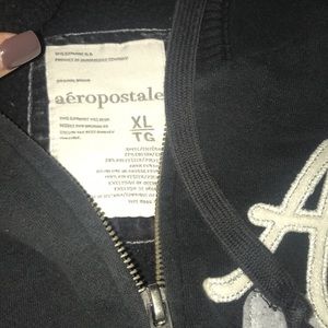 Black Aeropostale zip up jacket.